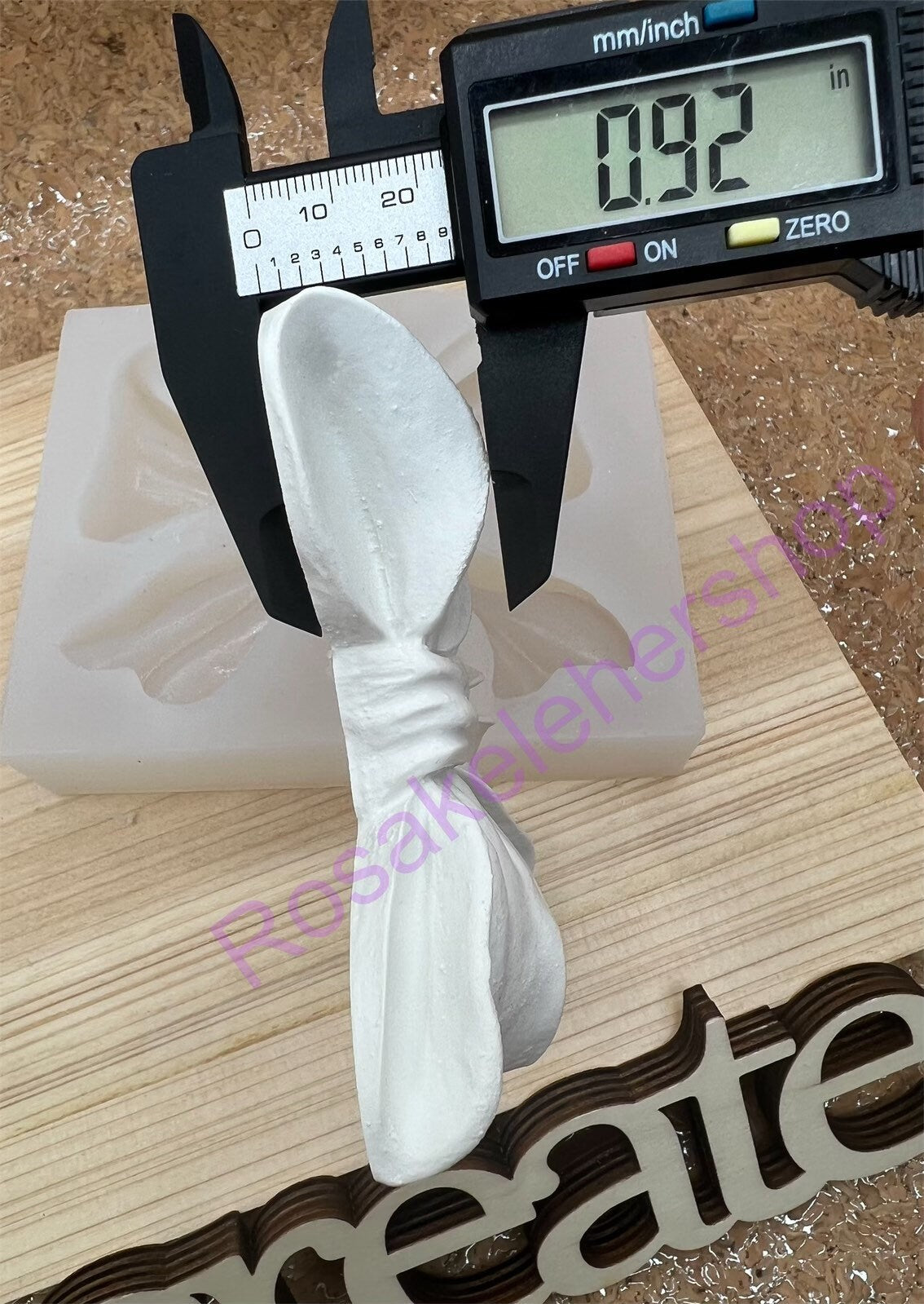 Large bow silicone mold for crafts