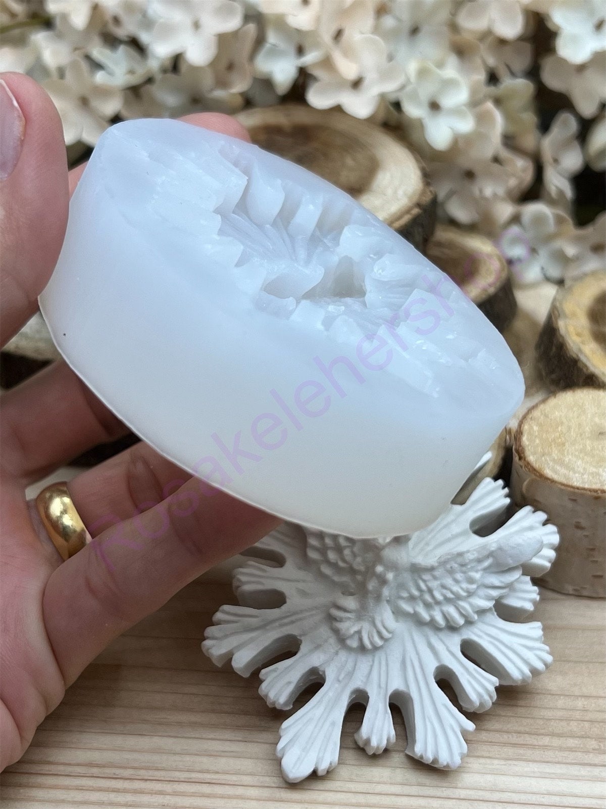 Holy spirit religious silicone mold
