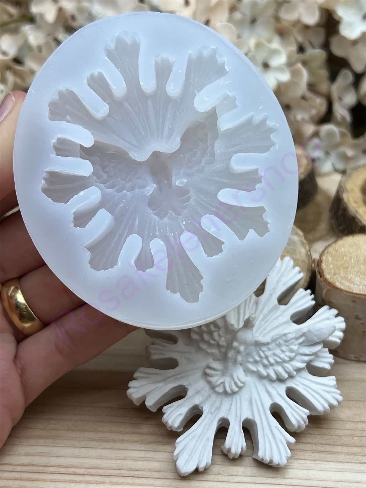 Holy spirit religious silicone mold