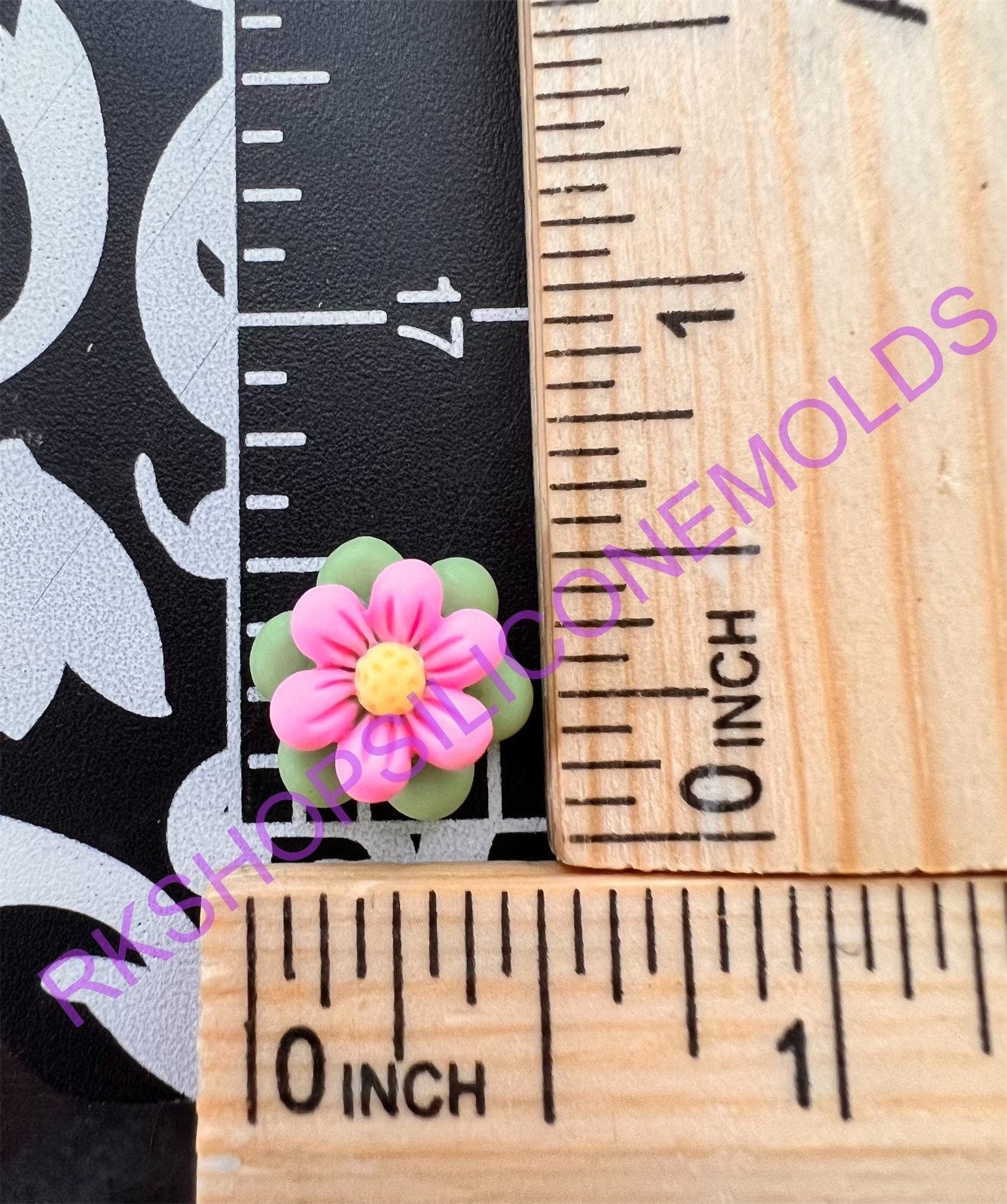 Flowers handmade silicone mold for all craft projects.