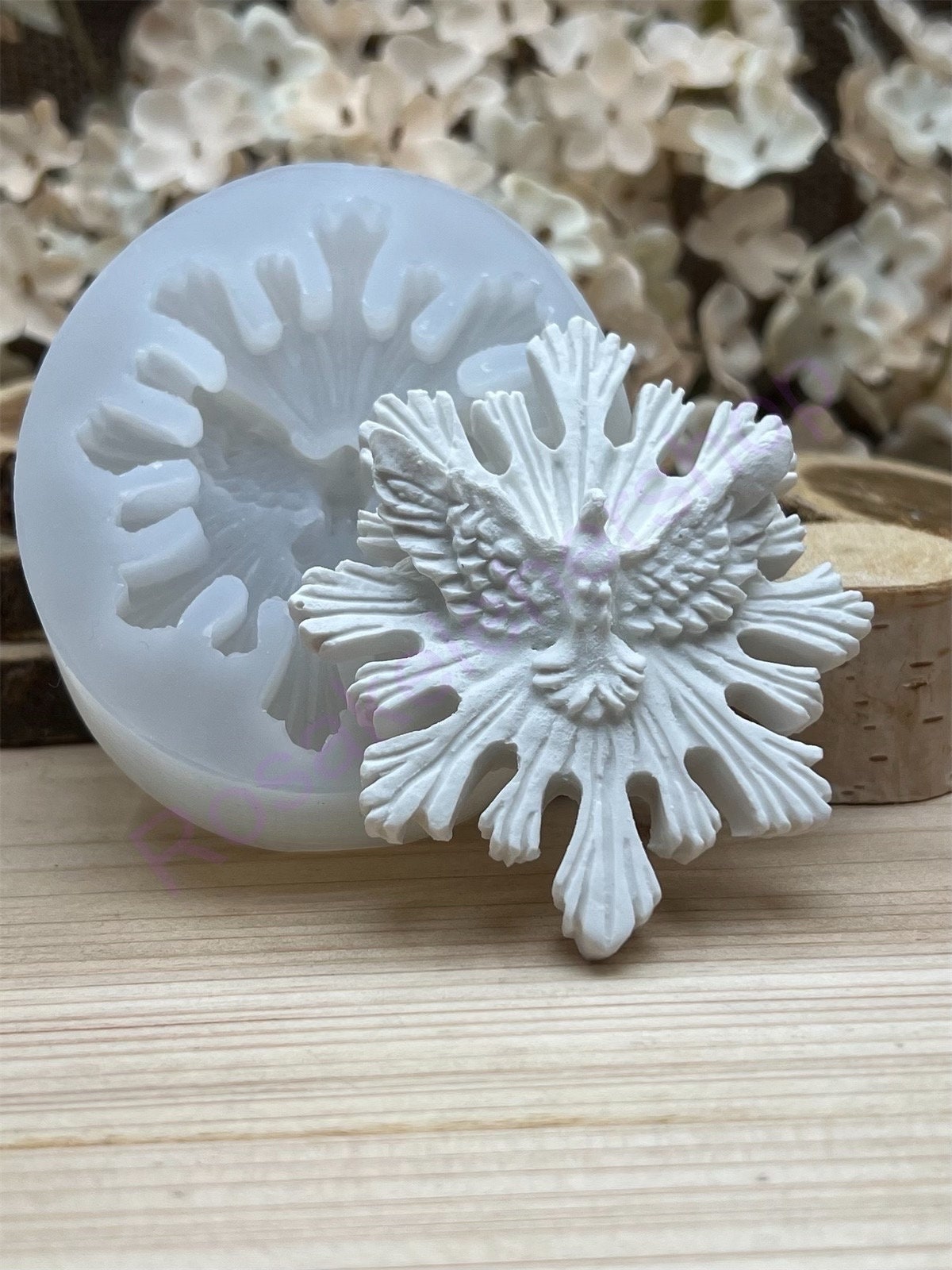 Holy spirit religious silicone mold