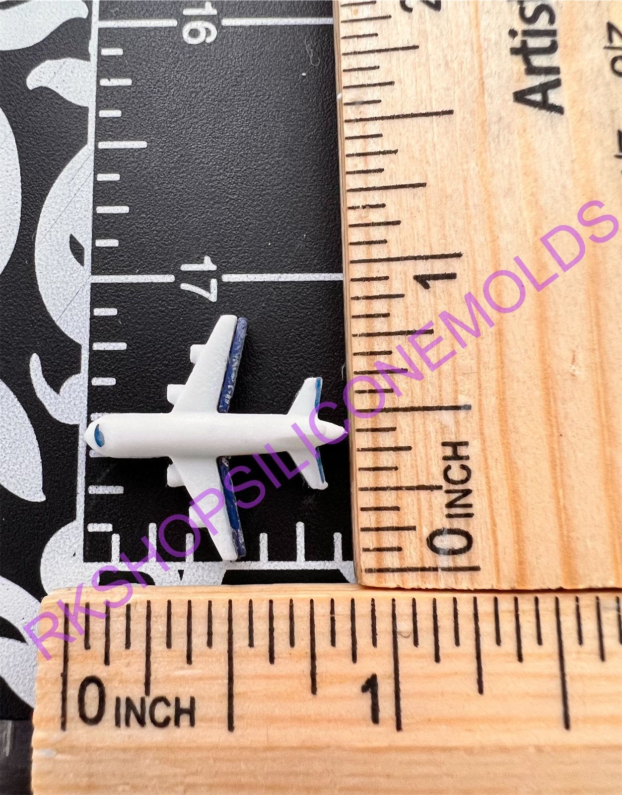 Airplane and passport silicone mold for crafts