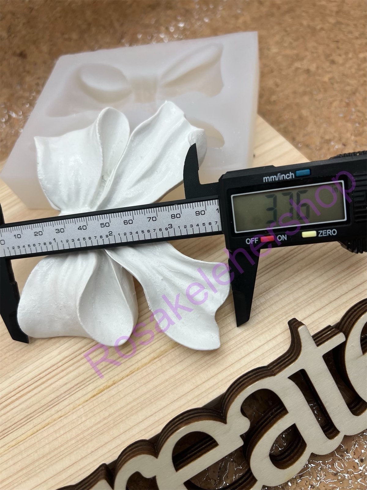 Large bow silicone mold for crafts