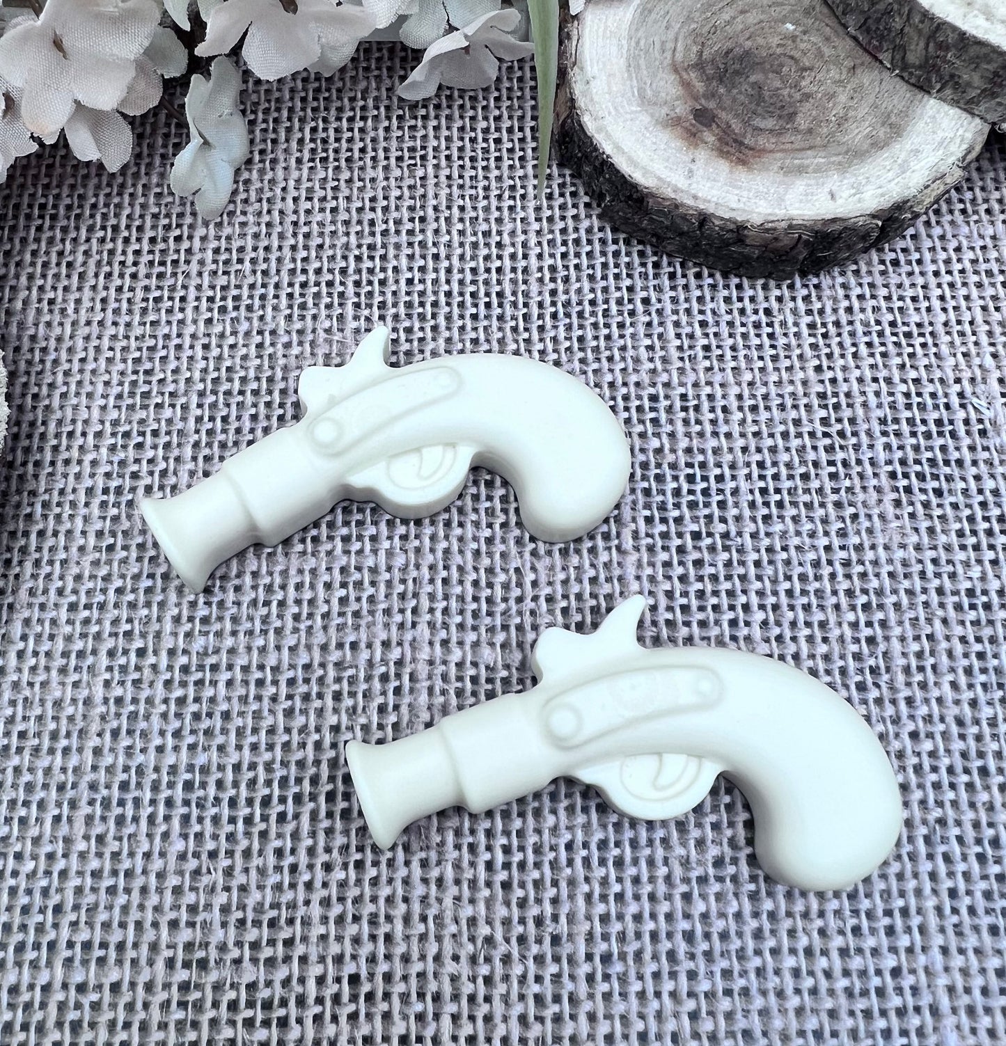 Antique Gun-Pistol silicone mold for crafts