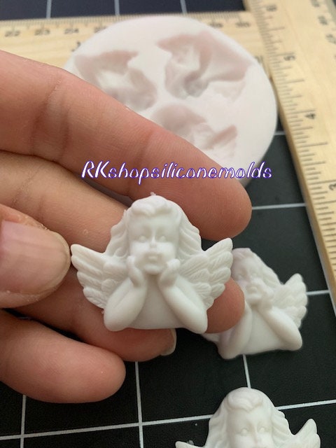 Angels cupid handmade silicone mold 