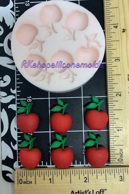 Apple fruit silicone mold