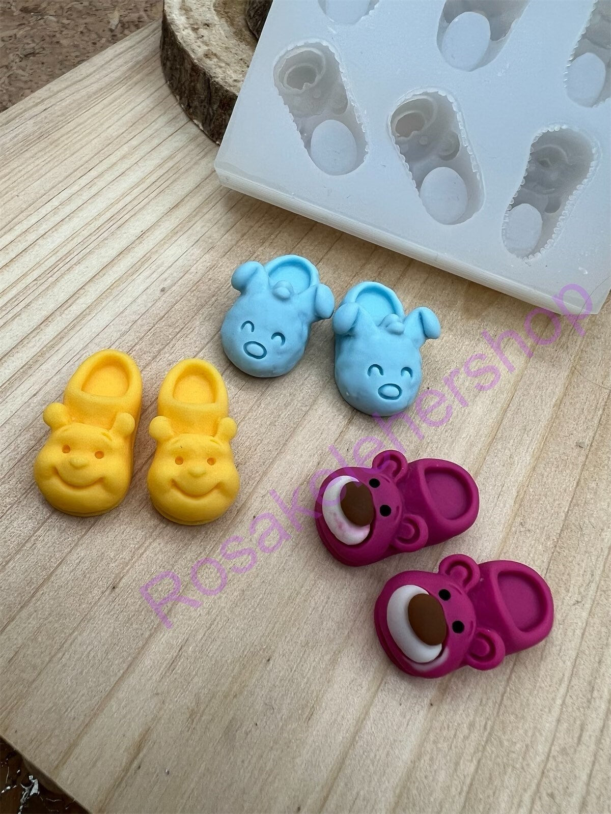 Baby slippers-Shoes with animals face Silicone mold